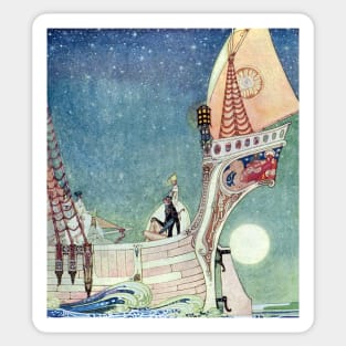 The Man Who Never Laughed by Kay Nielsen Sticker